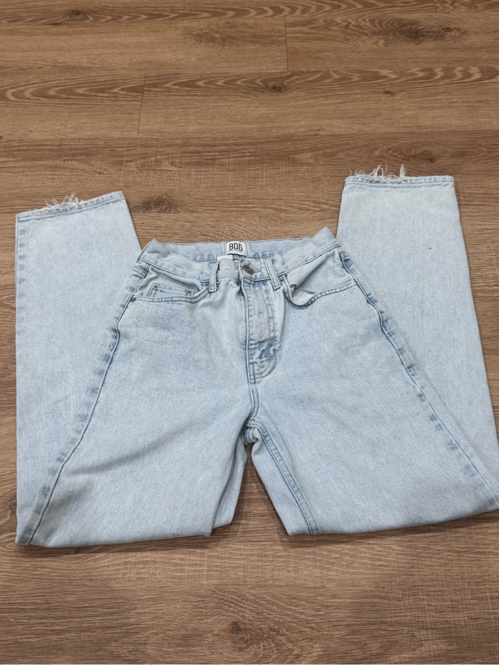 BDG Urban Outfitters High-Rise Baggy Jeans Light Wash Size 25 Y2K